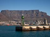 Cape Town harbor with Table Mountain behind  Cape Town, South Africa