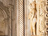 Church statues  Trogir, Croatia